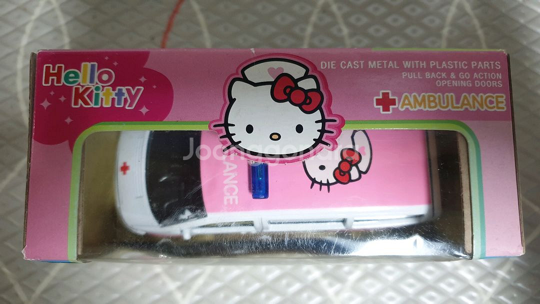 헬로키티 앰뷸런스 자동차--2