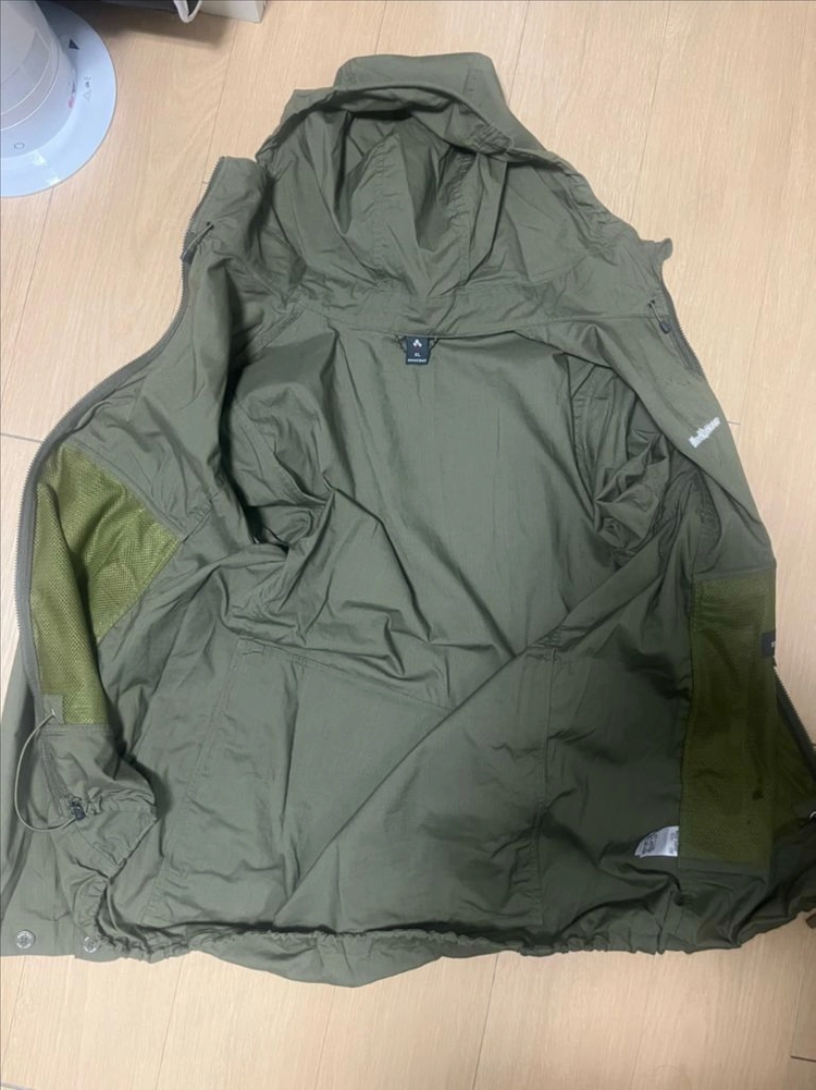 몽벨 푸에코 후드 파카 자켓 올리브 XL 이미지