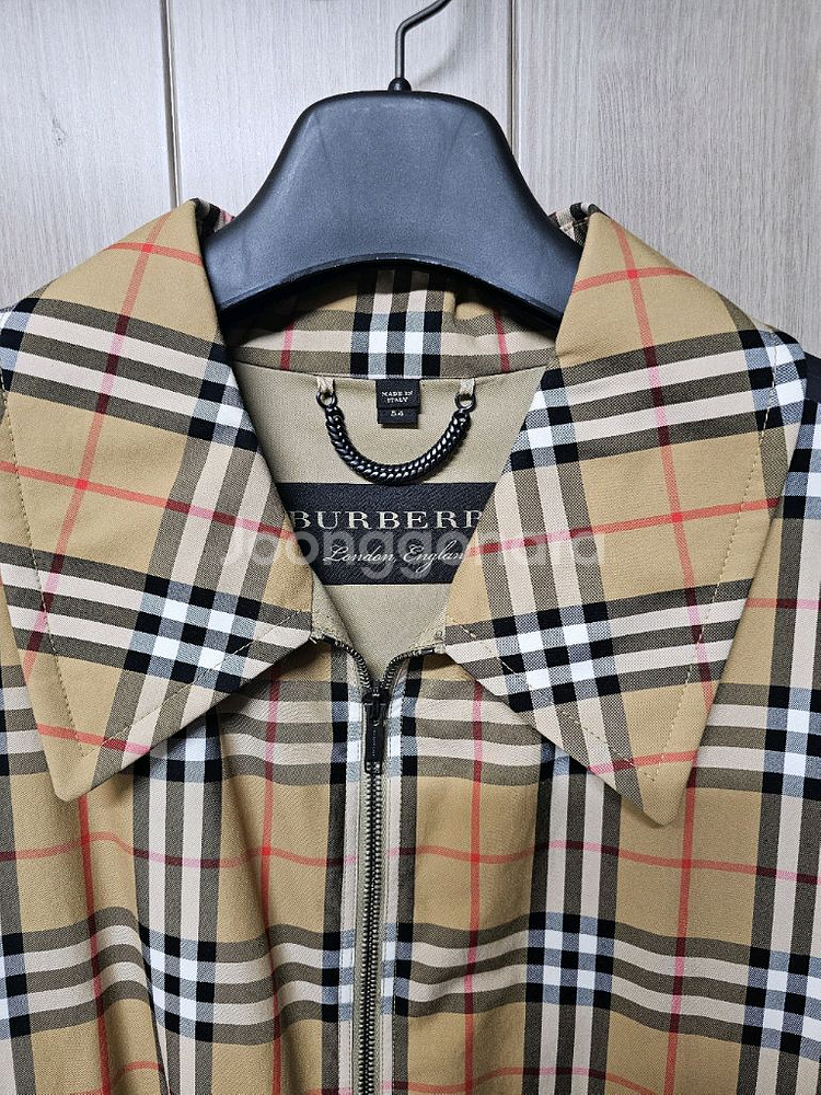 버버리 개버딘 해링턴 자켓 54사이즈 국내 110 노바 체크--1