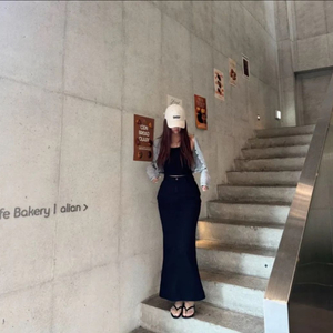 엔뉴엘 골반핏 코튼 머메이드 스커트 S 이미지