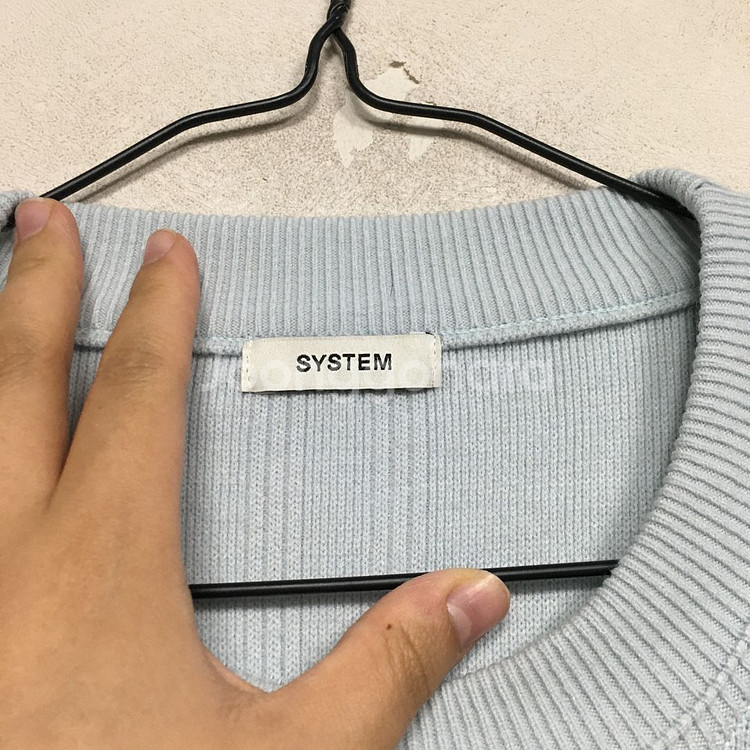 24 SYSTEM 시스템 옴므 라운드 니트 105--1