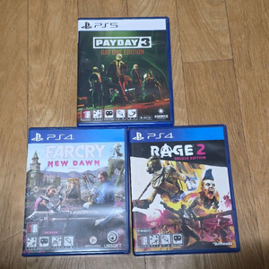PS5/4 게임 페이데이3/레이지2/파크라이 뉴던 일괄 판매