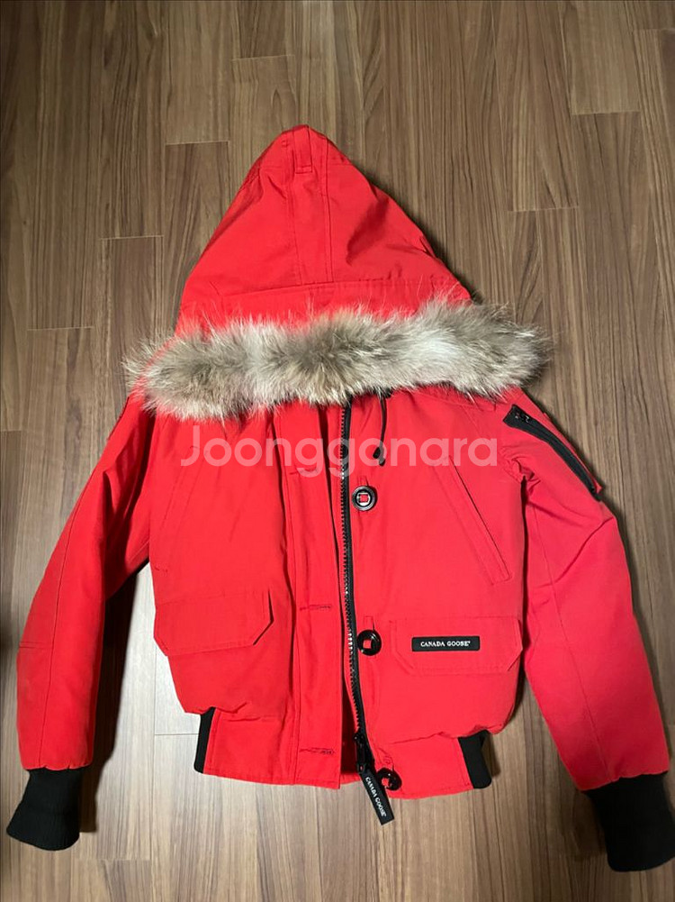 정품 캐나다구스 봄버 패딩 2XS--1