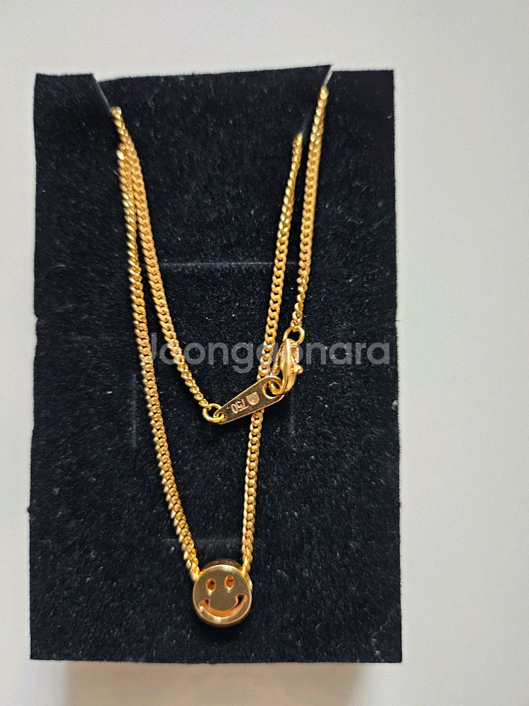 18k 스마일 목걸이--0