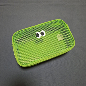 솜솜 메쉬 블록 파우치 L