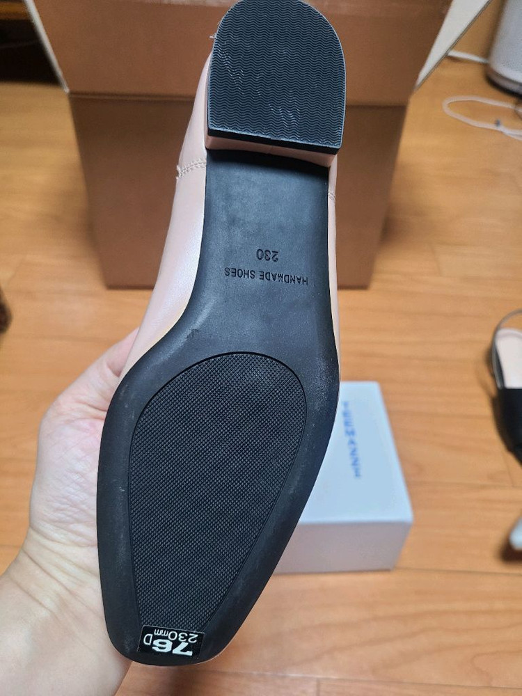 스퀘어토 블로퍼 뮬 슈즈 230mm--3