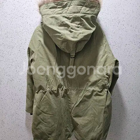 100) 펜필드 후삭 다운 패딩점퍼 그린 라쿤퍼--3