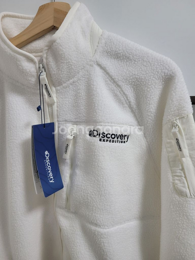 새상품)디스커버리 공용 뽀글이 플리스 집업자켓--1