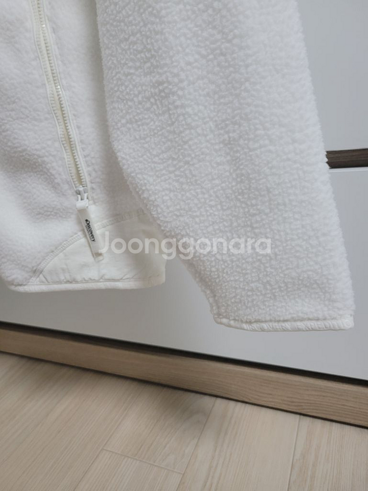 새상품)디스커버리 공용 뽀글이 플리스 집업자켓--5