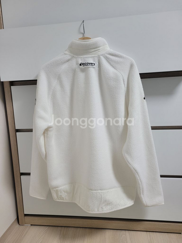 새상품)디스커버리 공용 뽀글이 플리스 집업자켓--6