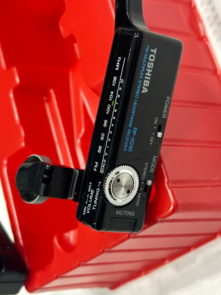 80년대 도시바 RP-2030 헤드폰 미니라디오 A급 박스셋--5