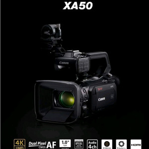 신품급> 캐논 4K프로캠코더 핸디캠 XA50 (AX700 NX80대체)