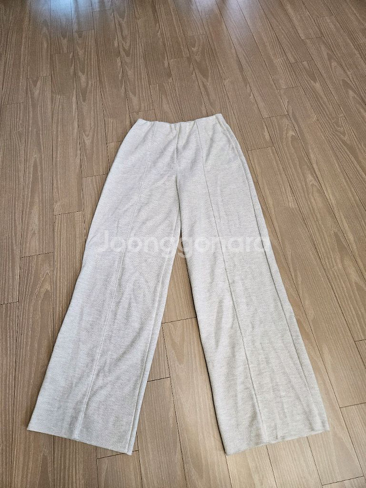 자라 여성 와이드 팬츠 S 오트밀--0