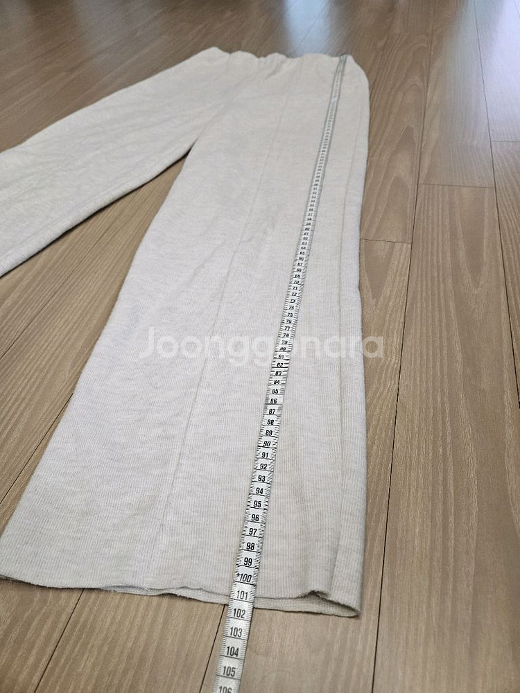 자라 여성 와이드 팬츠 S 오트밀--4