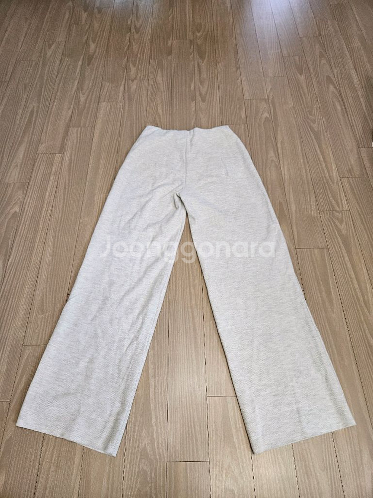 자라 여성 와이드 팬츠 S 오트밀--2