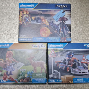 플레이모빌 71187 71188 71189 카트경주 해적 허브수집가