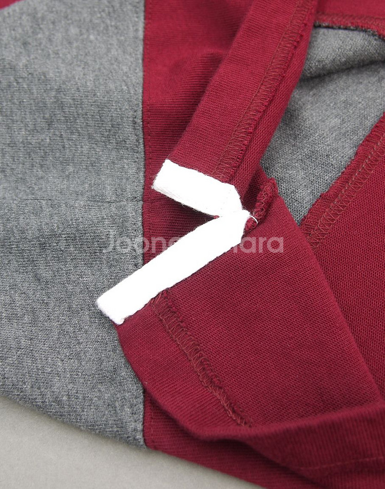 CLUB ROOM Macy's 클럽룸 그레이&버건디 럭비셔츠XXL 105 럭비티 카라티 폴로랄프로렌 프레피 아이비룩--5