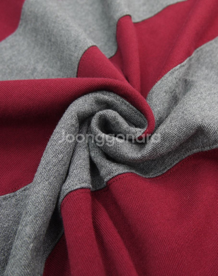 CLUB ROOM Macy's 클럽룸 그레이&버건디 럭비셔츠XXL 105 럭비티 카라티 폴로랄프로렌 프레피 아이비룩--6