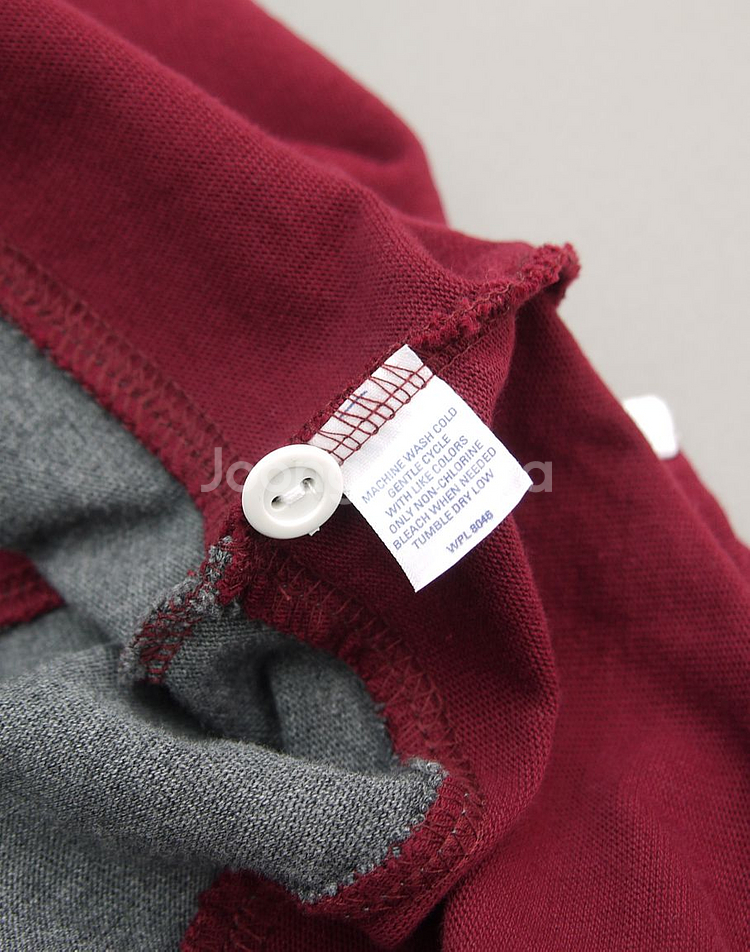 CLUB ROOM Macy's 클럽룸 그레이&버건디 럭비셔츠XXL 105 럭비티 카라티 폴로랄프로렌 프레피 아이비룩--8