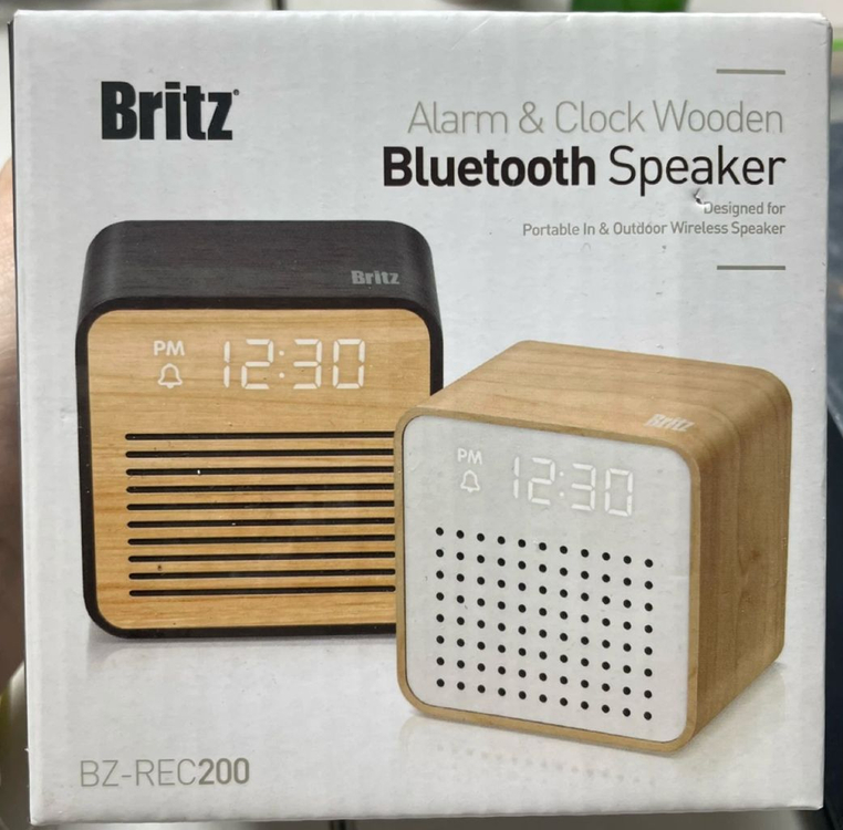 브리츠 BZ-REC200 우든 블루투스 스피커 이미지