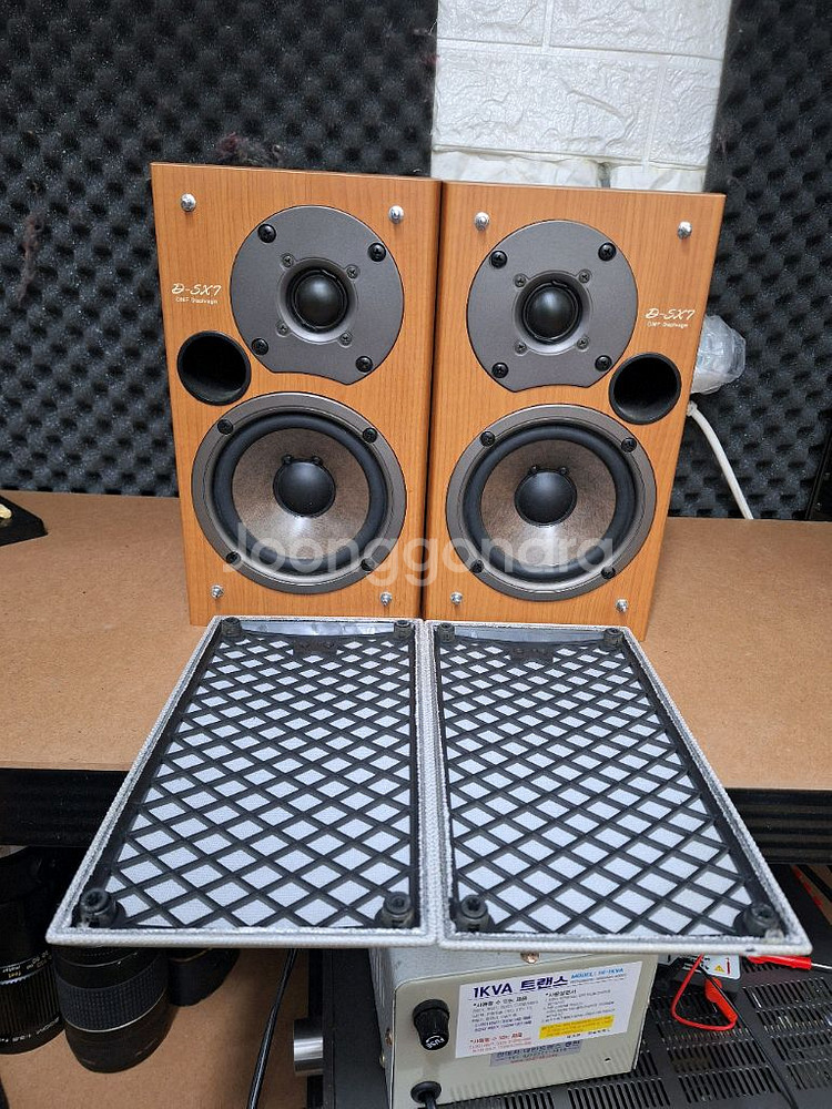 70w 빈티지 중형 스피커 온쿄 d-sx7 레트로 앤틱 카페 가게 오디오 매장 인테리어 니어필드--0
