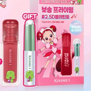 (새상품)키스미 꼬마마법사 레미 틴트 + 립브러쉬세트