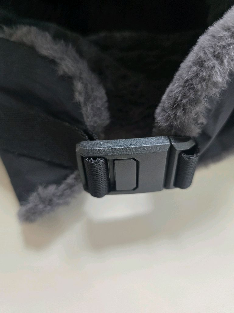 네파키즈 방한 털모자 56사이즈 블랙--4