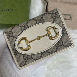 [풀구성/정품] 구찌 홀스빗 GG 중지갑