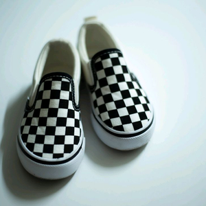 160사이즈 유아 체크무늬 단화 신발팝니다.