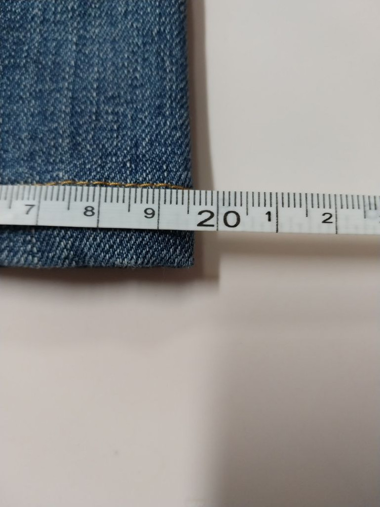 29)리바이스 505 가죽패치 워싱 스판 140주년--9