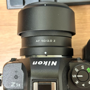 빌트록스 50mm f2 air z마운트 니콘 박스셋 하루 사용