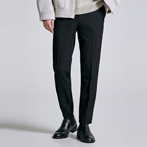 스파오 포맨 웜 히든밴딩 슬림 슬랙스 블랙 36 사이즈 90 새제품 겨울 기모 팝니다.