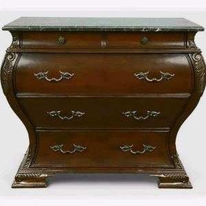 # 엔틱 원목 대리석 협탁 콘솔 서랍장 수납장 수입가구