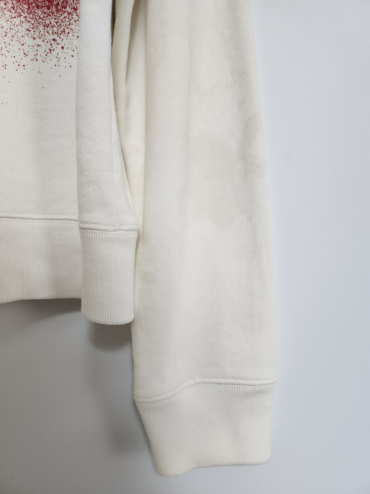 M 오프화이트 스텐실 애로우 남성 후드티 OMBB034E20FLE004 이미지