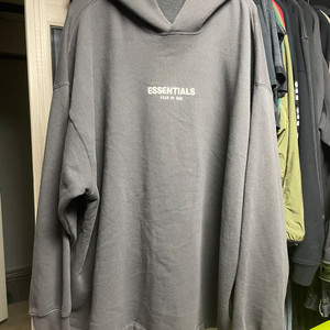 피어오브갓 에센셜 블랙 릴랙스 후디 L