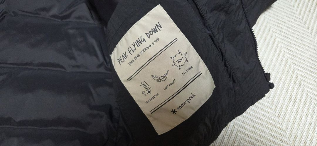 스노우피크 남성 경량패딩 블랙 105--3