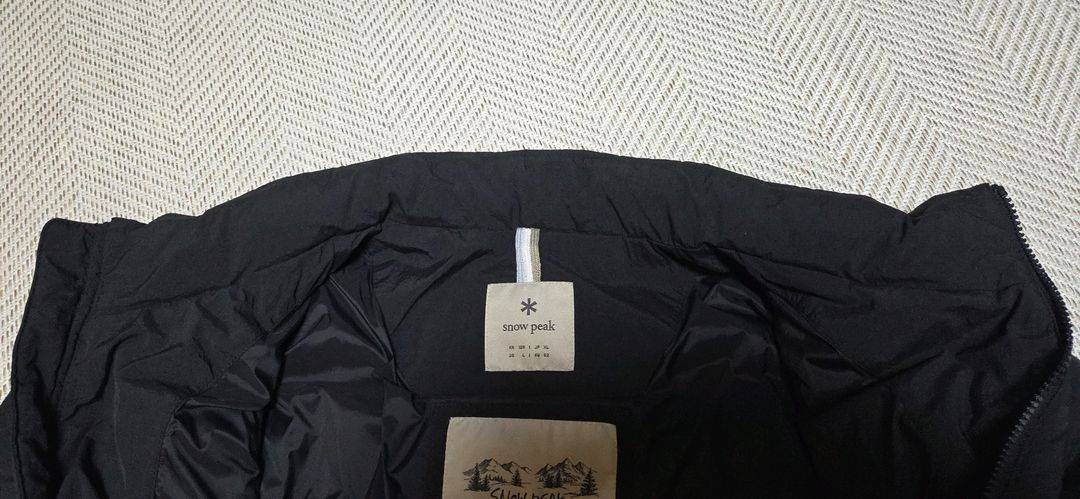 스노우피크 남성 경량패딩 블랙 105--2