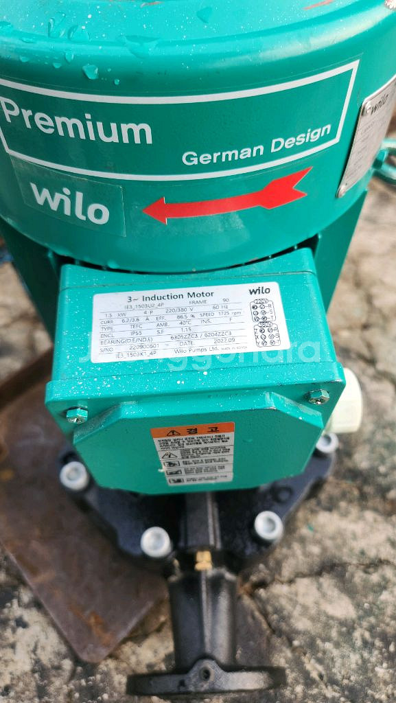 윌로 고압 인라인펌프 IL40/220-1.5/4미사용--3