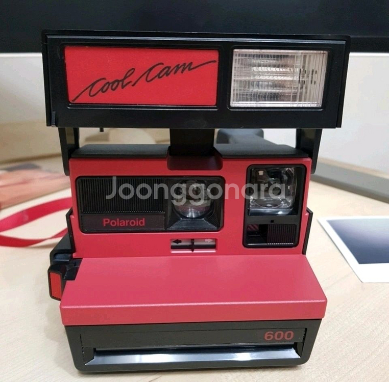 [상태 최상] 폴라로이드 카메라 쿨캠 레드 600 Cool Cam--1