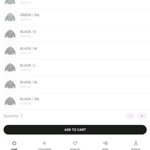 휴먼메이드 스타디움 자켓 / XL / 새상품 (정가이하)