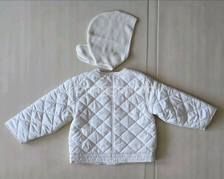 블루독 베이비 패딩 점퍼 머플러 세트 6Y--1