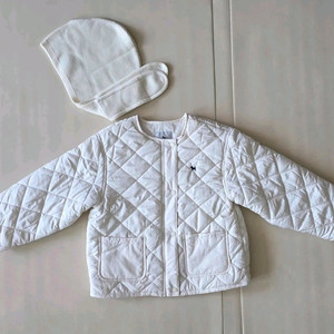 블루독 베이비 패딩 점퍼 머플러 세트 6Y