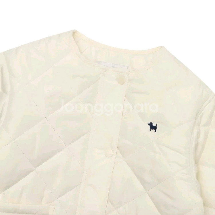 블루독 베이비 패딩 점퍼 머플러 세트 6Y--6