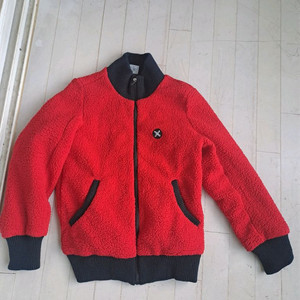 Montura 빨간색 뽀글이 플리스 자켓