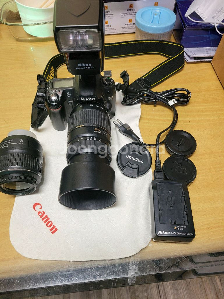 니콘 D80 카메라 + 24-70mm 렌즈 세트--2