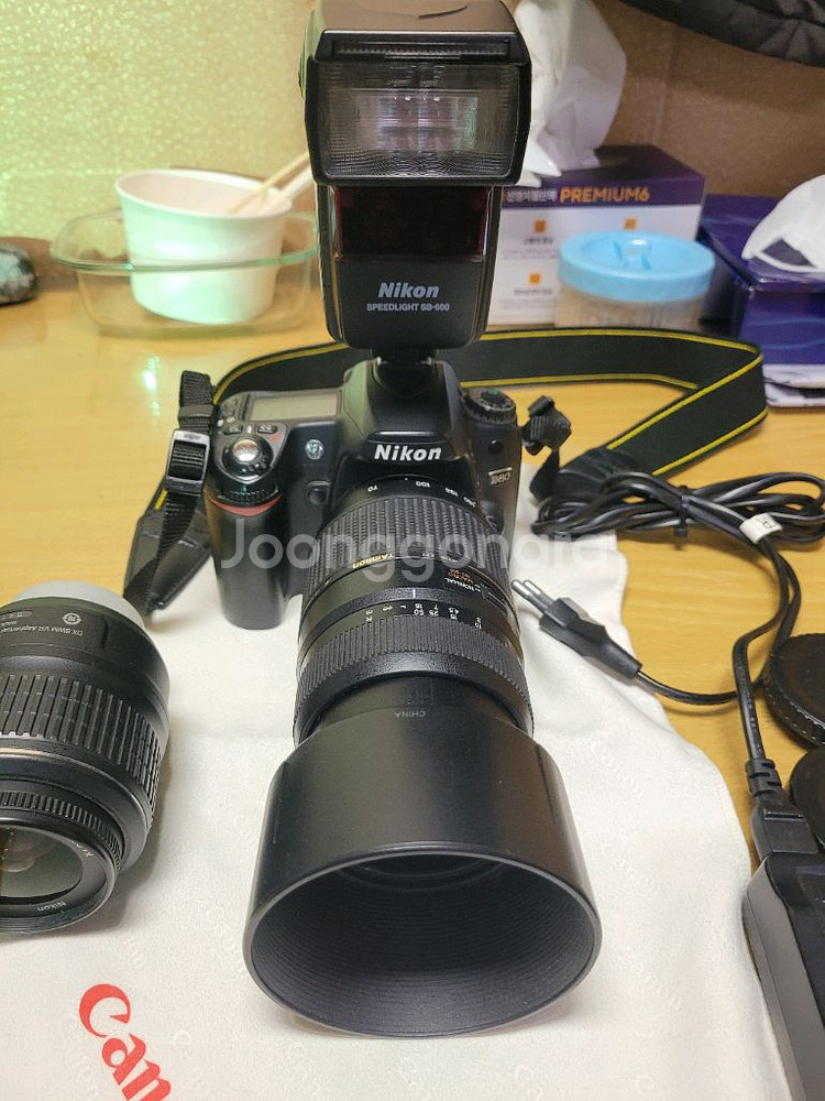 니콘 D80 카메라 + 24-70mm 렌즈 세트--1