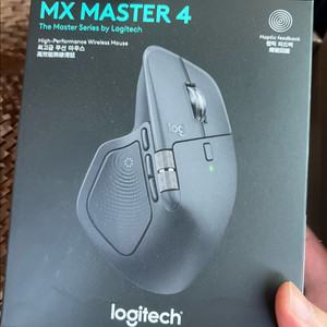 로지텍 MX Master 4 무선 마우스 (새상품) 팝니다.