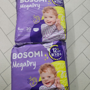 메가드라이 팬티형 기저귀 6단계 새것2팩