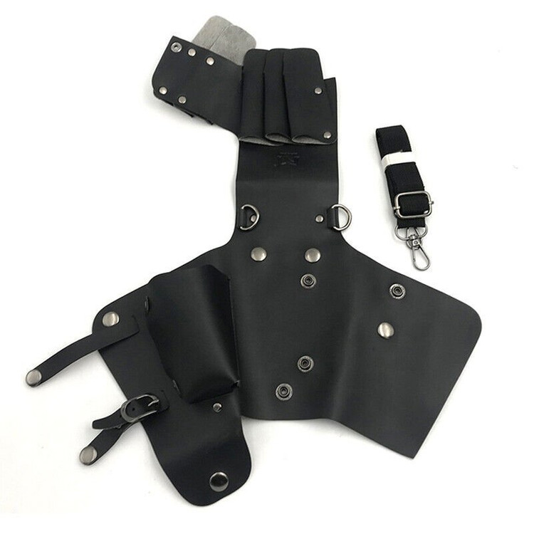 새 미용 가위 보관 가방 미용사 이발사 톱가위집 스텝 이발 보존--1