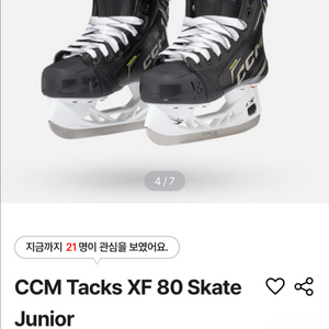 아이스하키 스케이트 CCM Tacks XF80 3.5
